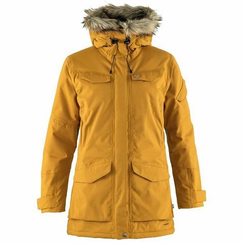 Fjallraven Nuuk Parka Yellow Singapore For Women (SG-535354)